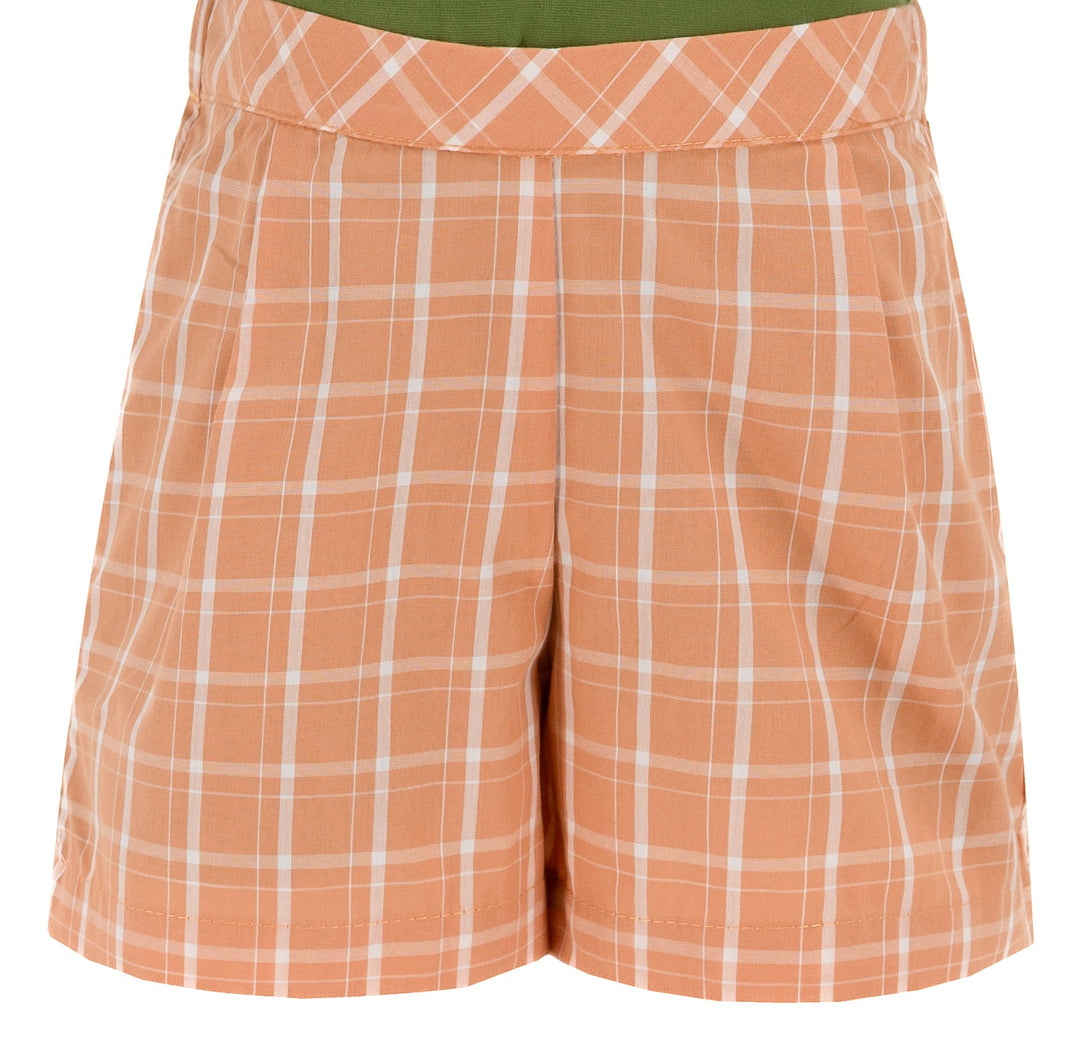 william orange check shorts on stork