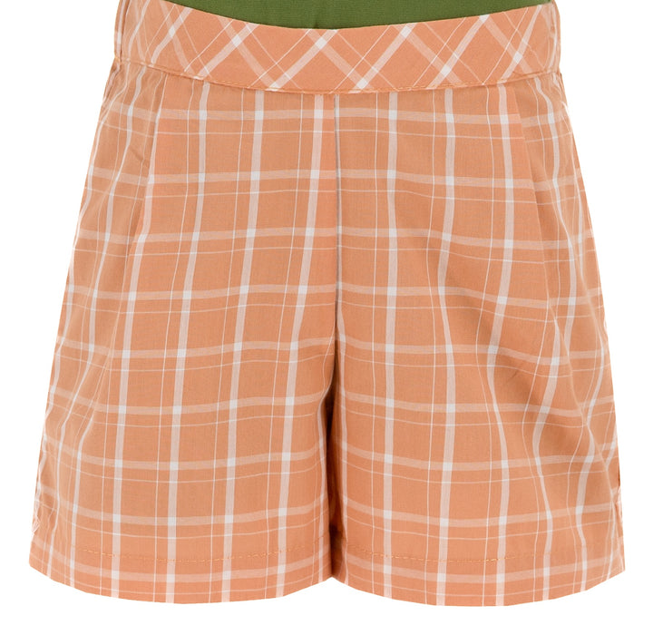 william orange check shorts on stork